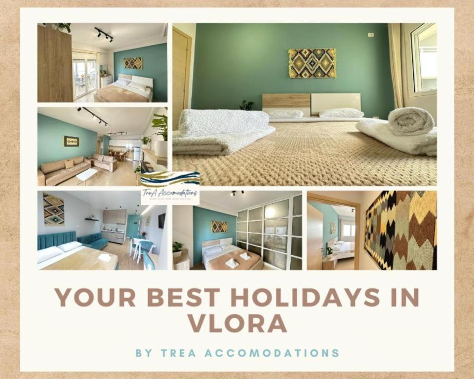 Trea Accomodations Vlorë Esterno foto